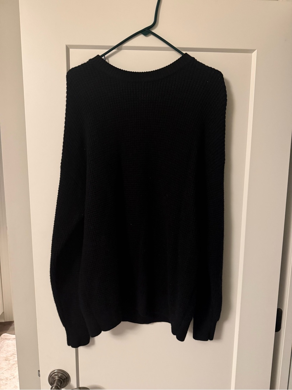 Wilfred Black Knit Crewneck Sweater